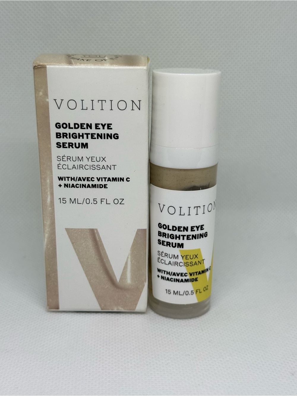 Volition Golden Eye Serum Vitamin C Niacinamide Brightening 0.5 fl oz NEW